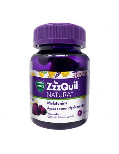 ZZZQUIL Natura Melatonina 30 gummies
