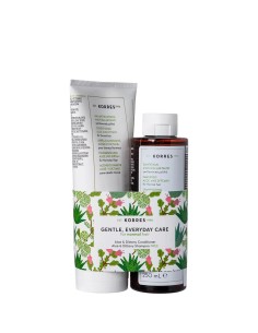 KORRES Aloe y díctamo pack Champú 250 ml + Acondicionador 200 ml