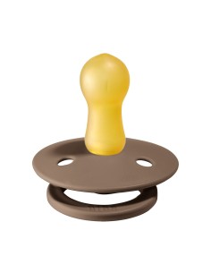 Hevea chupete goma natural 0-3 m color anaranjado y anatómico 2