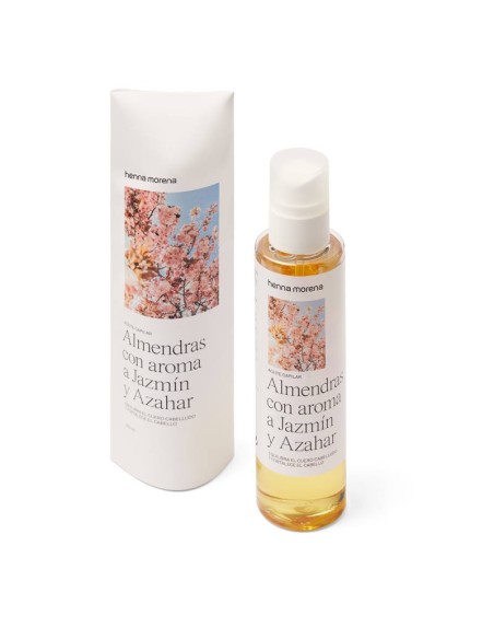 HENNA MORENA Aceite Capilar Almendras con Aroma a Jazmín y Azahar 250 ml