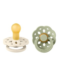 Hevea chupete goma natural 0-3 m color anaranjado y anatómico 2