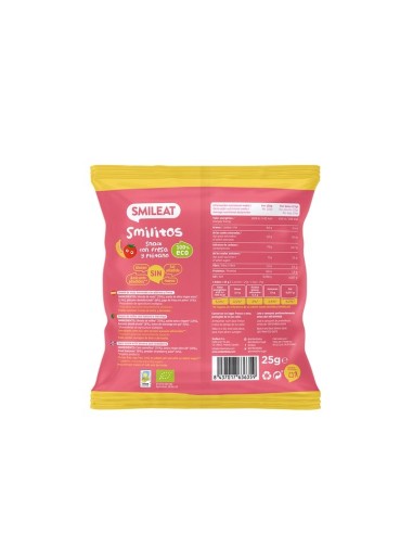 SMILEAT Smilitos Fresa y Plátano 25 g ECO