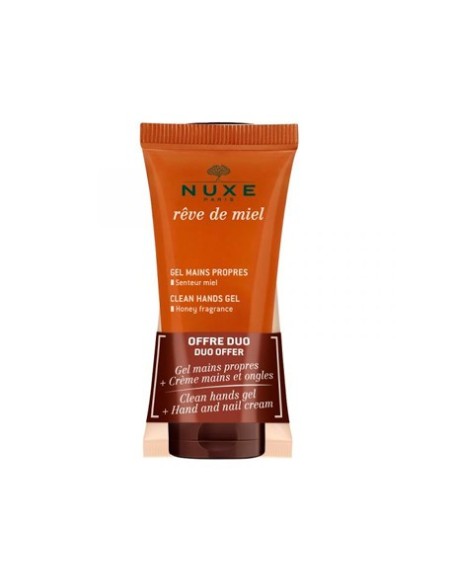 NUXE REVE DE MIEL Gel Limpiador 30ml + Crema Reparadora Manos 30 ml