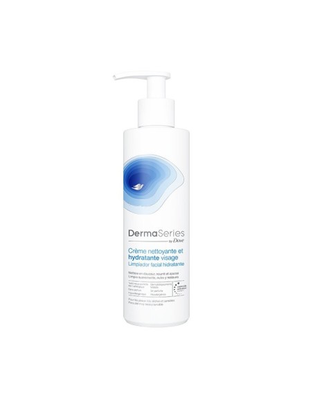 DERMASERIES DOVE Limpiador facial hidratante 250 ml
