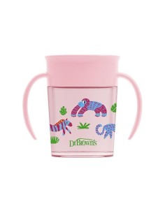DR BROWN'S  Vaso 360º Sin Boquilla con Asas 200 ml
