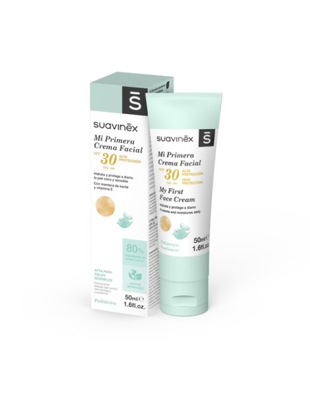 SUAVINEX BABY Mi Primera Crema Facial SPF 30 Antipolución 50ml