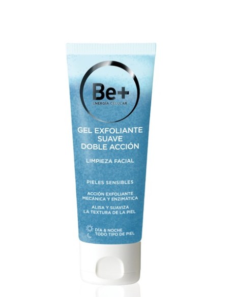 BE+ Gel Exfoliante suave doble acción 75 ml