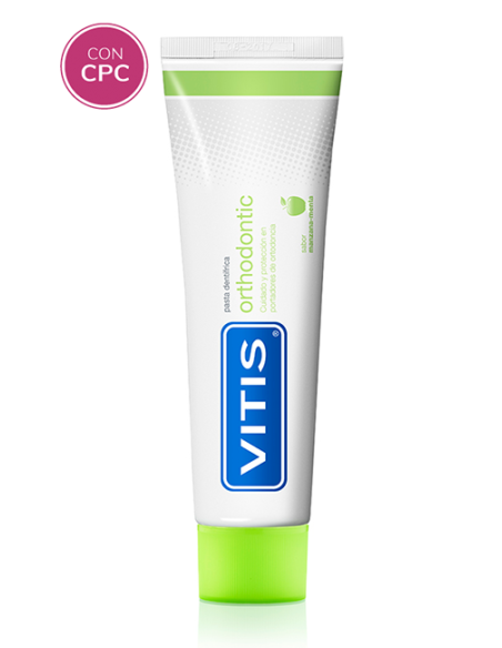 VITIS ORTHODONTIC Pasta Dentífrica Manzana Menta 100 ml