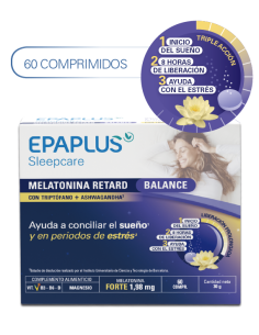 EPAPLUS SLEEPCARE Melatonina Retard Balance 60 comprimidos