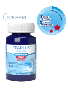 EPAPLUS SLEEPCARE Melatonina family 50 gummies