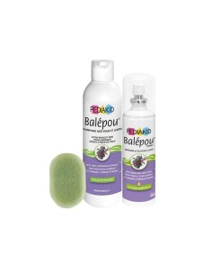 PEDIAKID BALÉPOU Pack champú 200ml & spray 100ml + esponja de regalo PEDIAKID BALÉPOU Pack champú 200ml & spray 100ml + esponja de regalo