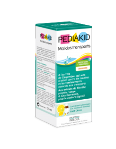 PEDIAKID Mal de transporte sabor limón 125 g PEDIAKID Mal de transporte sabor limón 125 g