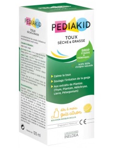 PEDIAKID Jarabe tos seca y productiva 125 ml PEDIAKID Jarabe tos seca y productiva 125 ml