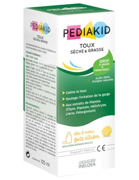 PEDIAKID Jarabe tos seca y productiva 125 ml