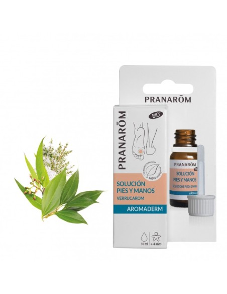 PRANARÔM AROMADERM Solución Pies y Manos BIO 10 ml