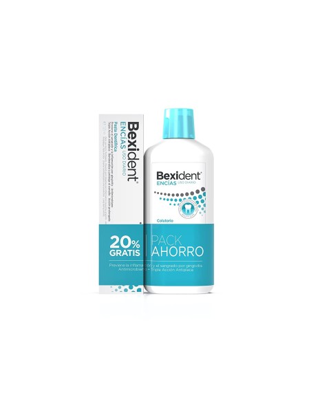 BEXIDENT ENCÍAS Pack Colutorio 500 ml + Pasta dentífrica 125 ml