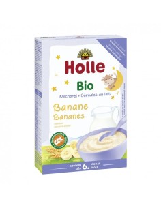 HOLLE Papilla Harina de Trigo y Plátano con Leche 250 g