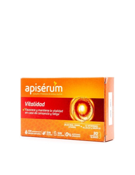 APISÉRUM Vitalidad 30 cápsulas blandas