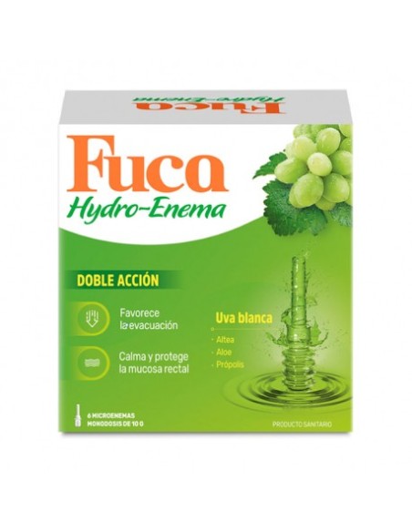 FUCA Hidro-enema 6 microenemas monodosis de 10 g