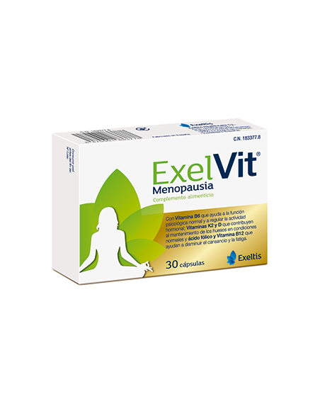 EXELVIT Menopausia 30 cápsulas