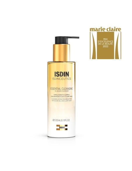 ISDIN Essential Cleansing Aceite limpiador facial 200 ml