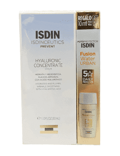ISDIN ISDINCEUTICS Prevent Serum Ácido Hialurónico 30 ml + Fotoprotector Fusion Water 10 ml REGALO