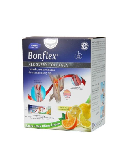 MAYLA BONFLEX RECOVERY Colágeno Sabor Fresh Citrus Fusion 30 sticks 397.5 g