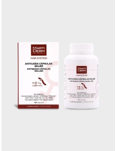 MARTIDERM Hair System cápsulas anticaída mujer 120 cápsulas