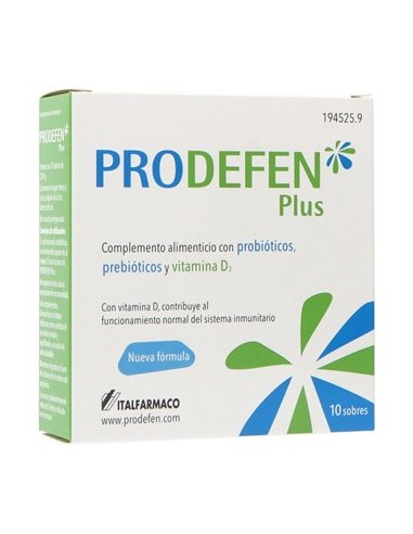 Prodefen plus probioticos y prebioticos para el sistema digestivo