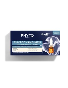 PHYTOCYANE MEN Tratamiento Anti-caída para Hombre 12 ampollas x 3.5 ml