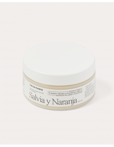 HENNA MORENA Mascarilla de Salvia y Naranja 200 ml