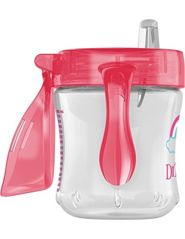 Dr Bronw's Option+ biberon boca ancha silicona redon +3 m 270 ml