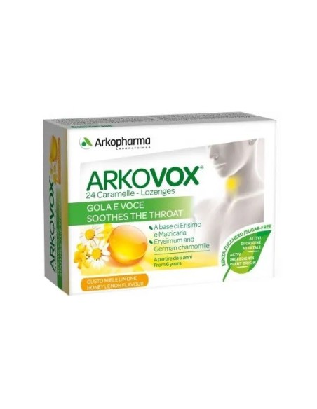 ARKOPHARMA Arkovox patillas para chupar miel y limón