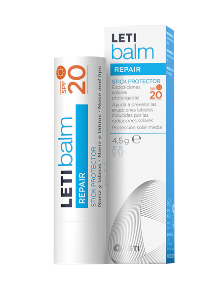 LETI BALM Repair Stick Protector SPF20 Nariz y Labios 4.5 g