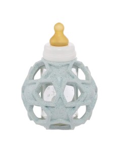 Hevea 2in1 Baby glass bottle with Upcycled Star ball cover